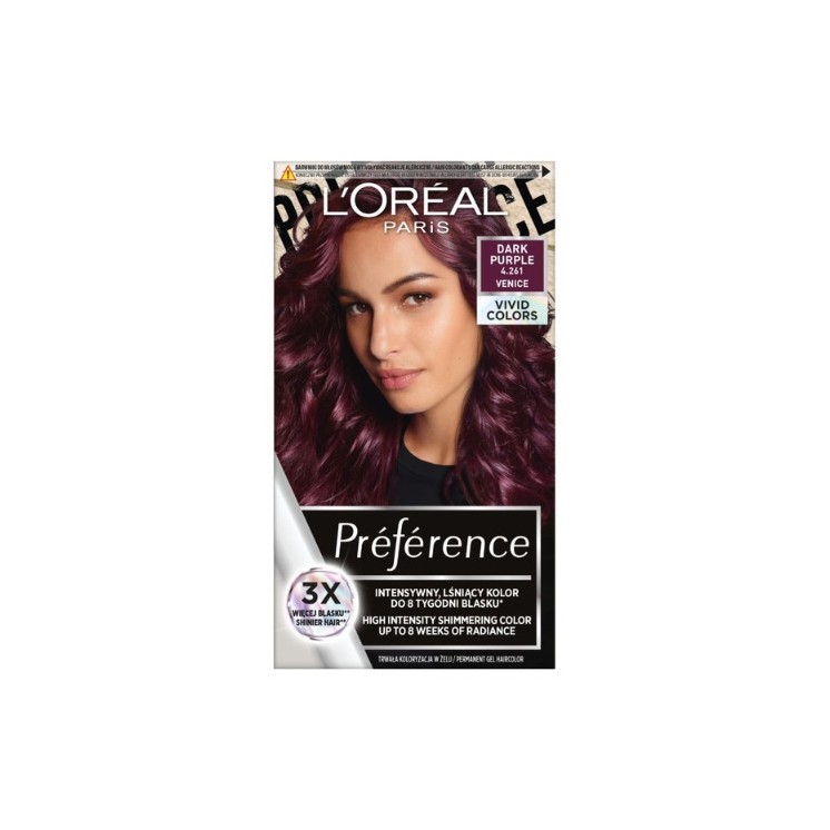 Фарба для волосся L'oreal Preference Vivid Colours /4.261/ Dark Purple