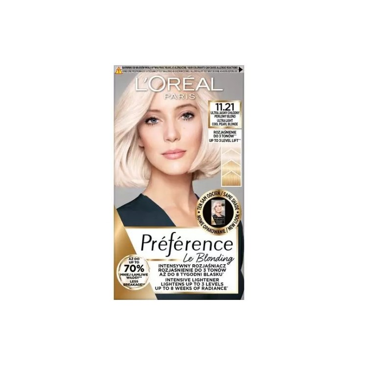 L'oreal Preference Haarfärbemittel /11.21/ Ultraleichtes kühles Blond