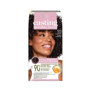 Фарба для волосся L'oreal Casting Natural Gloss /123/ Ганаш чорний