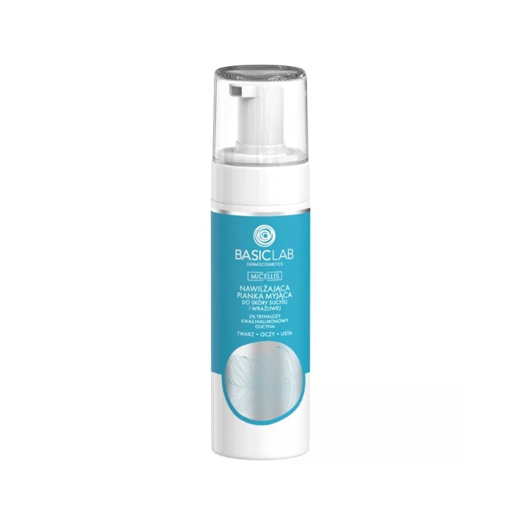 BasicLab Micellis hydraterend reinigingsschuim voor de droge en gevoelige huid 500 ml