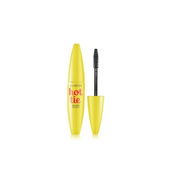 Claresa Hottie verlängernde und verdichtende Deep Black Mascara 12 ml
