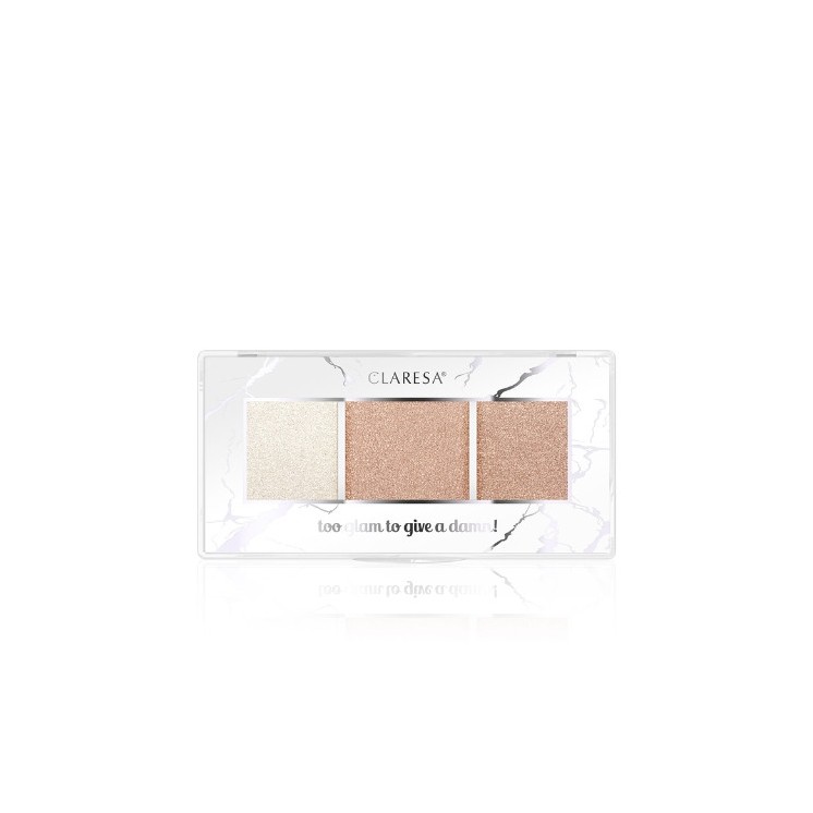 Claresa ist zu glamourös, um sich darum zu kümmern! Highlighter-Palette /11/ Rosy Glow 12, 5 g