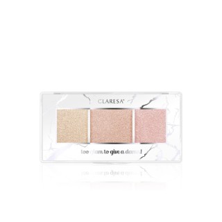 Claresa Too Glam To Give A Damn! Highlighter palette /12/ Golden Glow 12, 5 g
