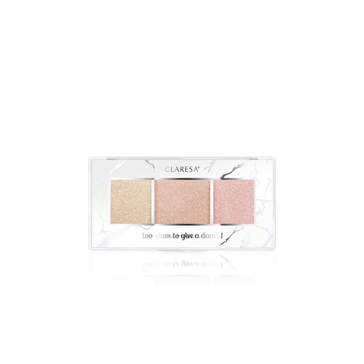 Claresa ist zu glamourös, um sich darum zu kümmern! Highlighter-Palette /12/ Golden Glow 12, 5 g