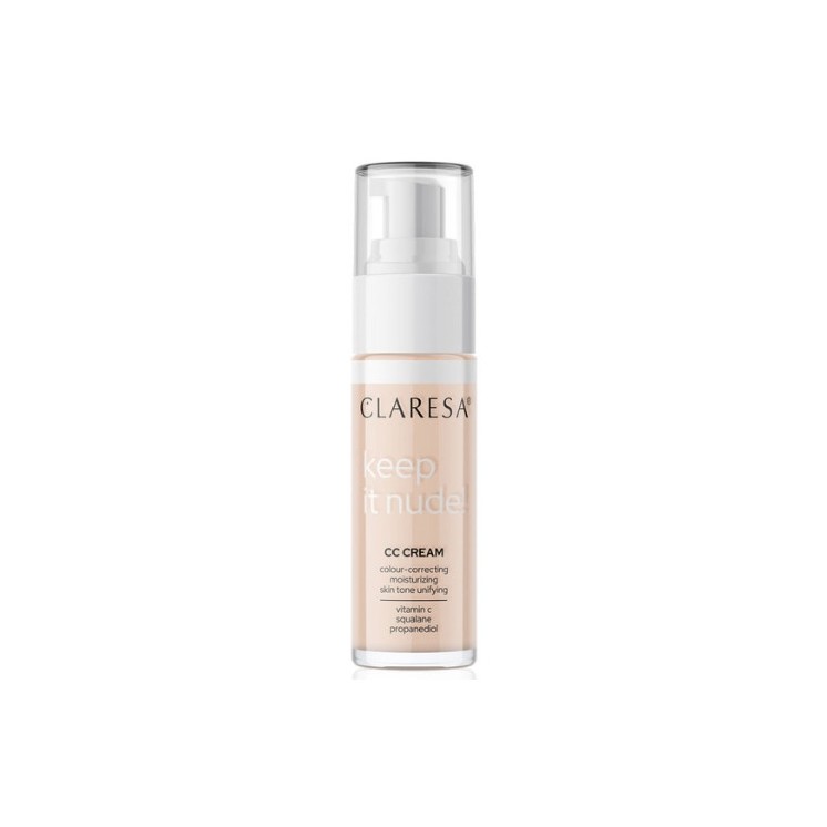 Claresa Keep Is Nude feuchtigkeitsspendende CC-Creme /101/ Light 33 g