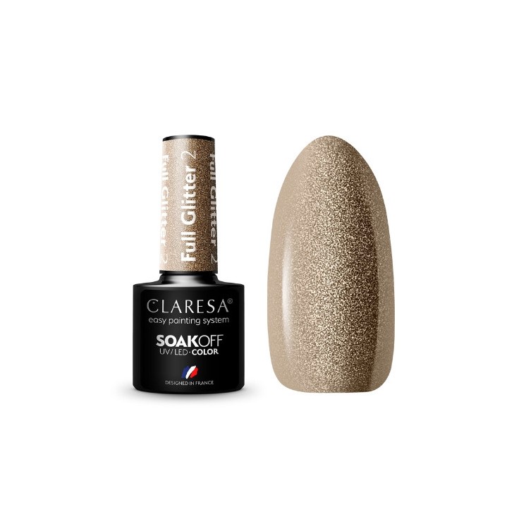 Claresa Full Glitter Hybrid nail polish /2/ 5 g
