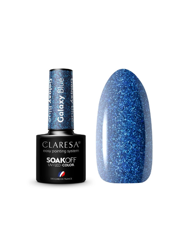 Claresa Galaxy Blue Lakier hybrydowy do paznokci 5 g