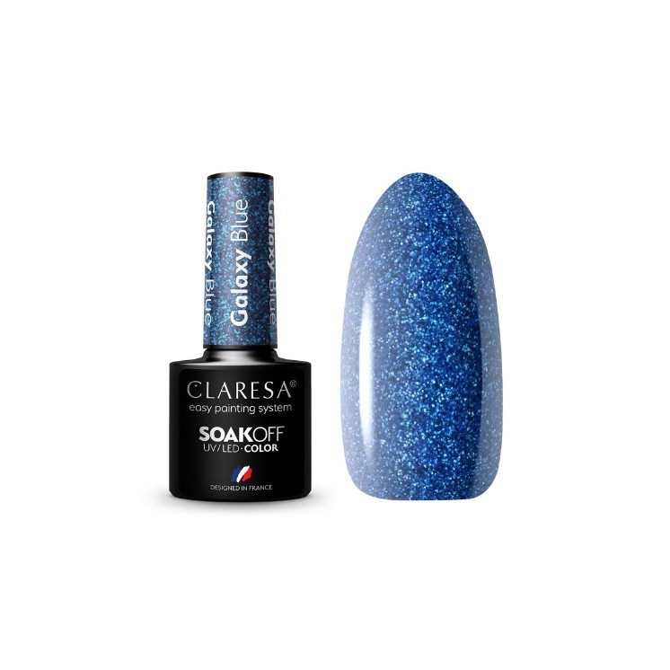 Claresa Galaxy Blue Hybrid nail polish 5 g
