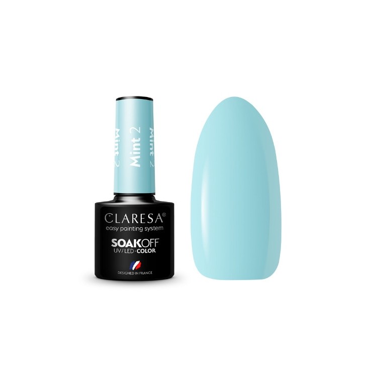 Claresa Mint Hybrid nail polish /2/ 5 g