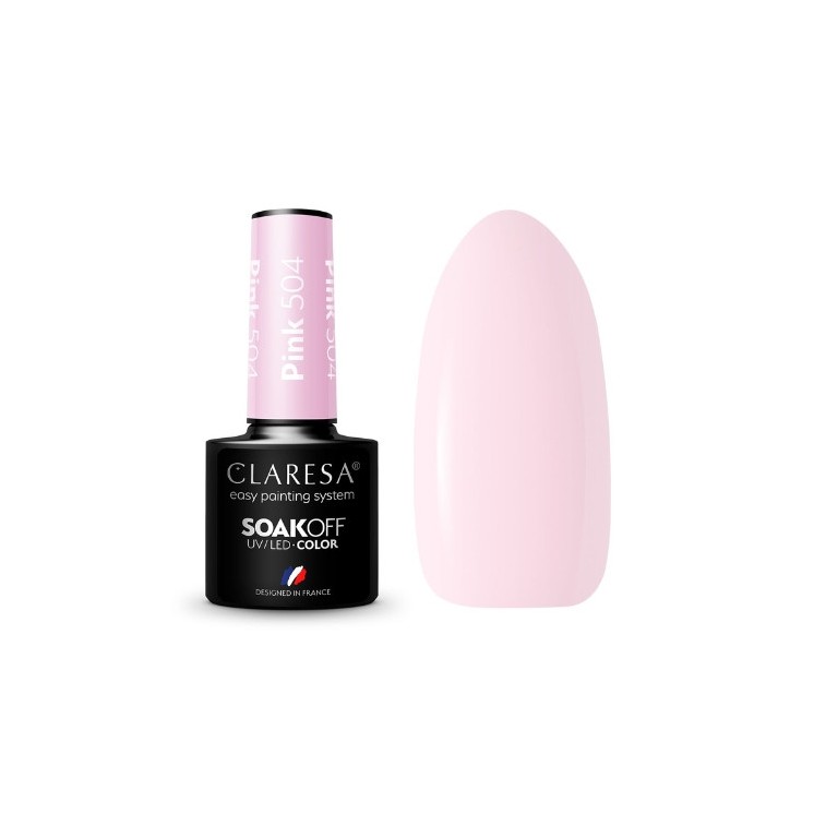 Claresa Pink Hybride nagellak /504/ 5 g