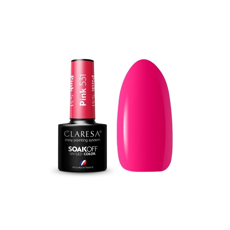 Claresa Pink Hybrid Nagellack /531/ 5 g
