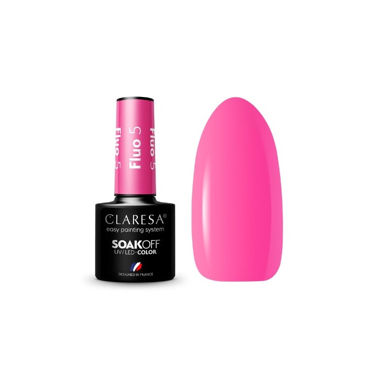 Claresa Fluo Hybrid nail polish / 5 / 5 g