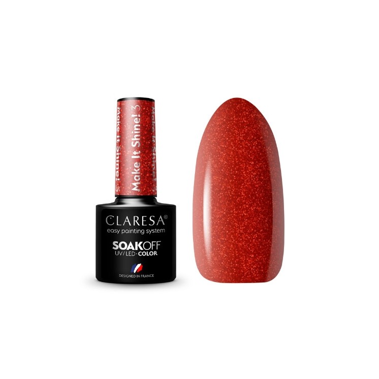 Claresa Laat het Shine ! Hybride nagellak /3/ 5 g