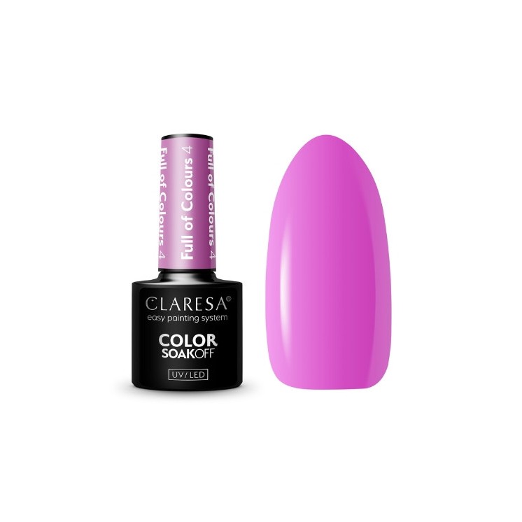 Claresa Full Of Colors Hybrid nail polish /4/ Claresa Full Of Colours Hybrid nail polish /4/ 5 g