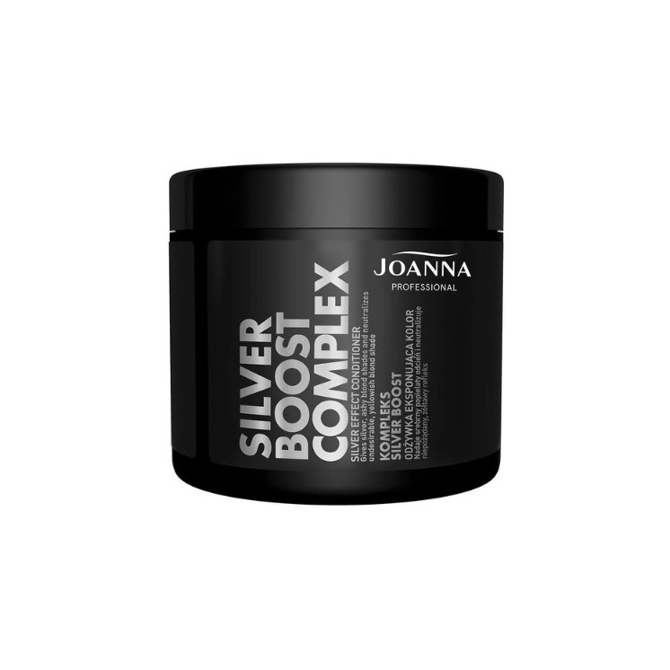 Joanna Professional SILVER BOOST COMPLEX Haarconditioner met accentuerende zilverkleur 500 ml