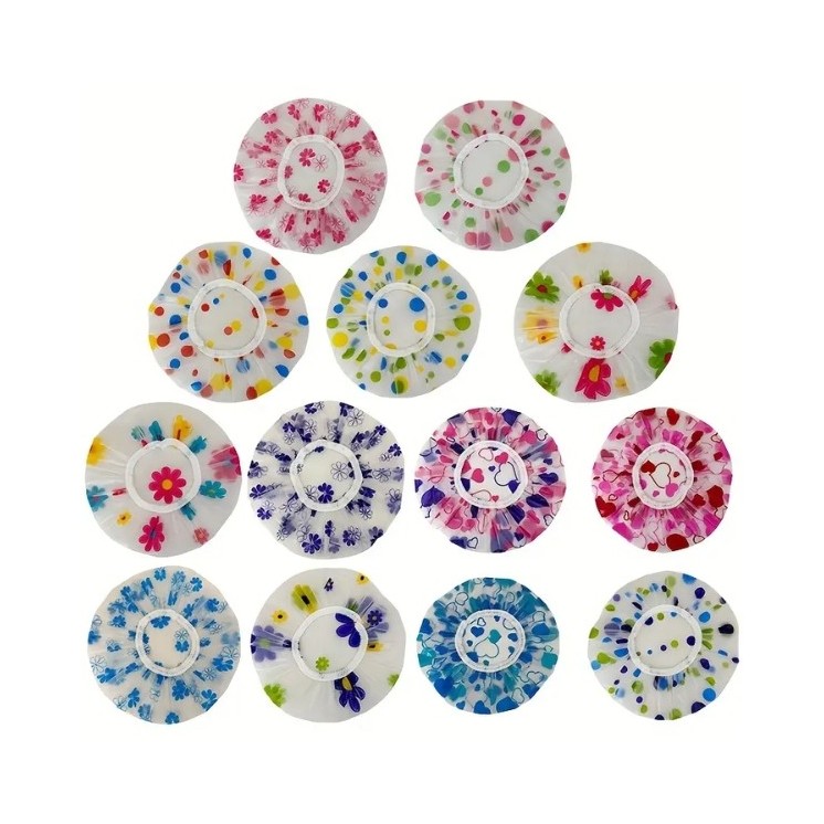 Waterproof Shower Cap Mix 1 piece