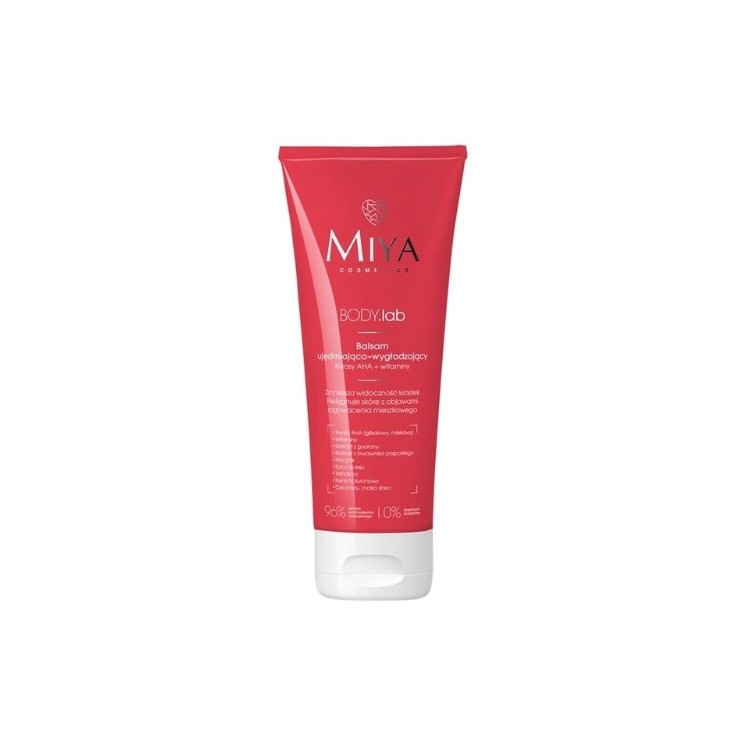 Miya Cosmetics BODY .lab verstevigende en gladmakende bodylotion AHA zuren + vitamines 200 ml