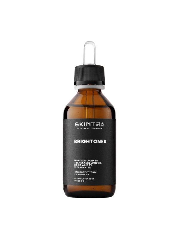 SkinTra Brightoner całoroczny Tonik do twarzy kwasowy 9% 100 ml