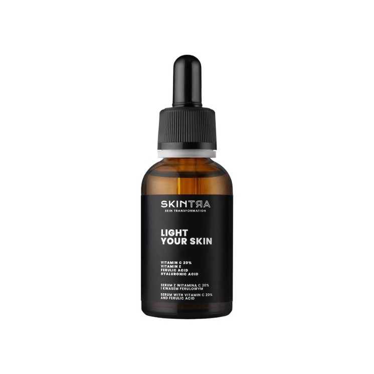Serum для обличчя SkinTra Light Your Skin з вітаміном С 20% і феруловою кислотою 30 мл
