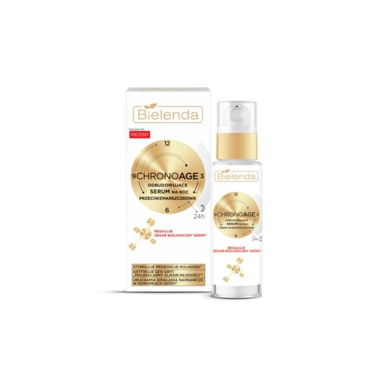 Bielenda Chrono Age 24H Regenerierendes Anti-Falten- Serum für die Nacht 30 ml
