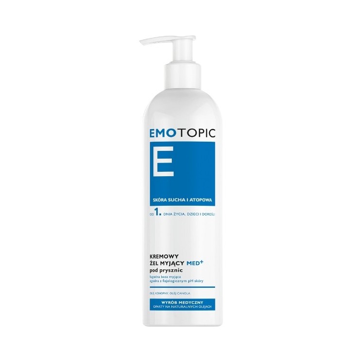 Emotopic Creamy Shower Gel for daily body care 400 ml