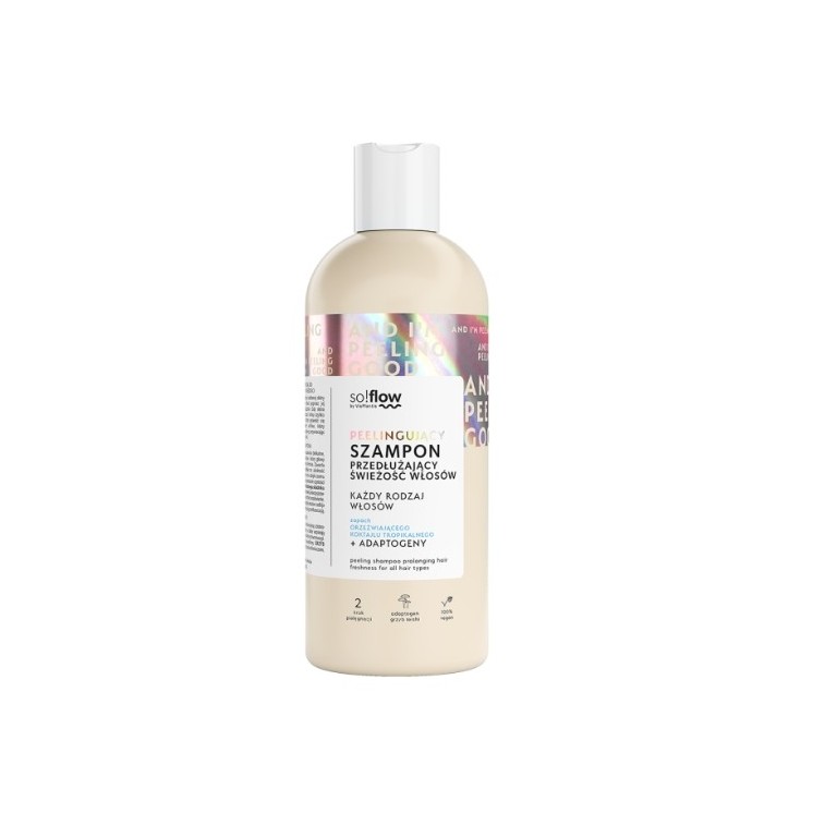 So!flow Peeling Hair Shampoo die de frisheid verlengt 400 ml