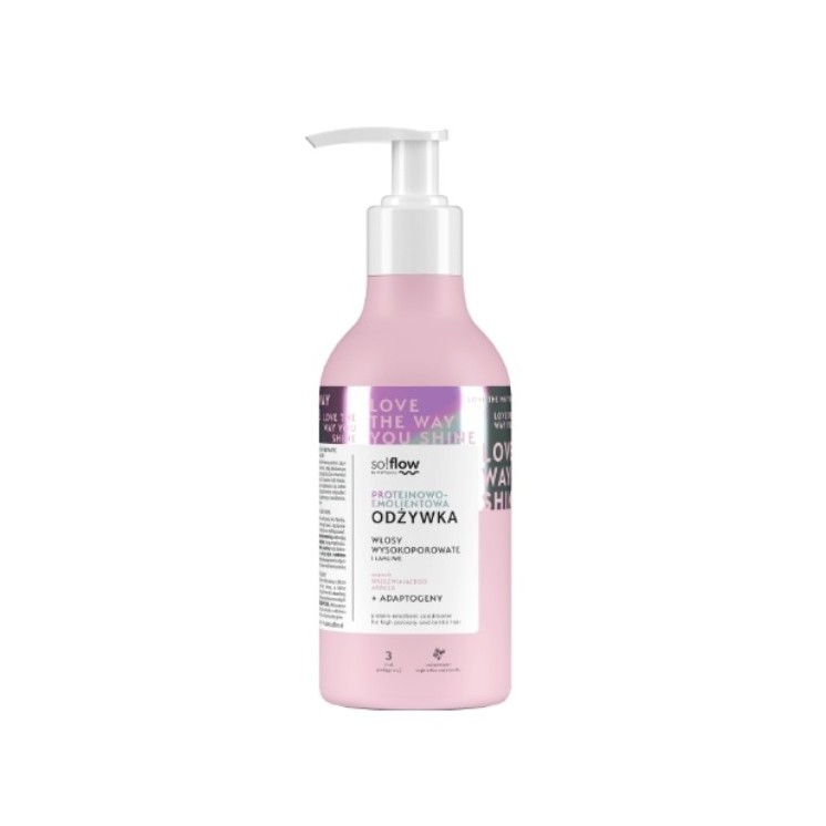 So!flow Emollient and Protein Conditioner for high porosity and brittle hair 400 ml