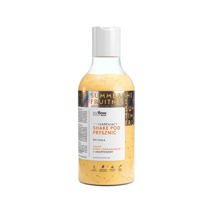 So!flow Gladmakende Bodyshake voor Douche Papaya , Orange 400 ml