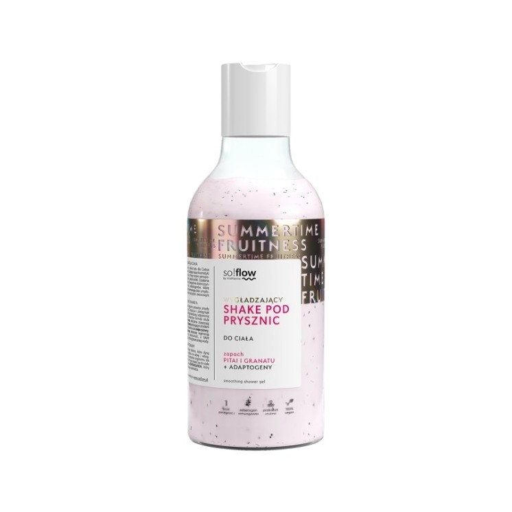 So!flow Gladmakende bodyshake voor het douchen Pithaja , Pomegranate 400 ml