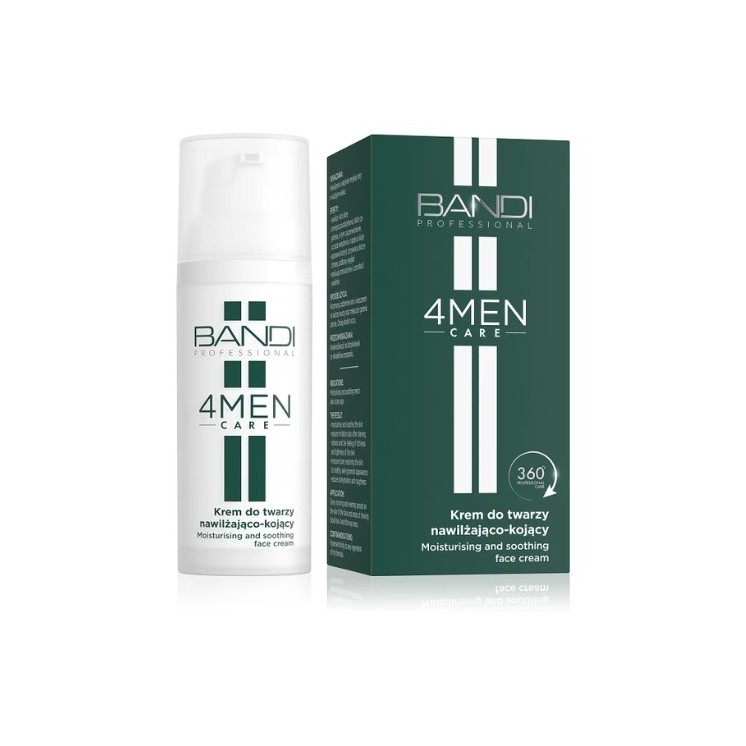 Bandi 4Men Care Moisturizing and Soothing Face Cream for Men 50 ml