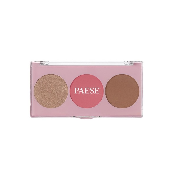 Paese Limited Edition Contouring Palette Highlighter + Rouge + Bronzer 8 g