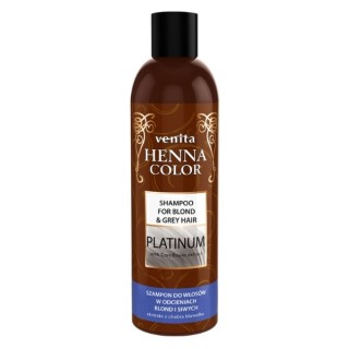 Venita Henna Color Shampoo for blond and gray hair Platinum 250 ml