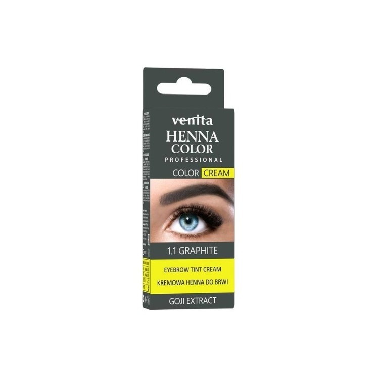 Venita Creme Henna für Augenbrauen /1.1/ Graphit 30 g