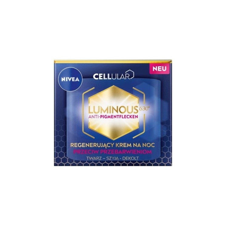 Nivea Cellular Iluminous Regenerating Night Face Cream against discoloration 50 ml