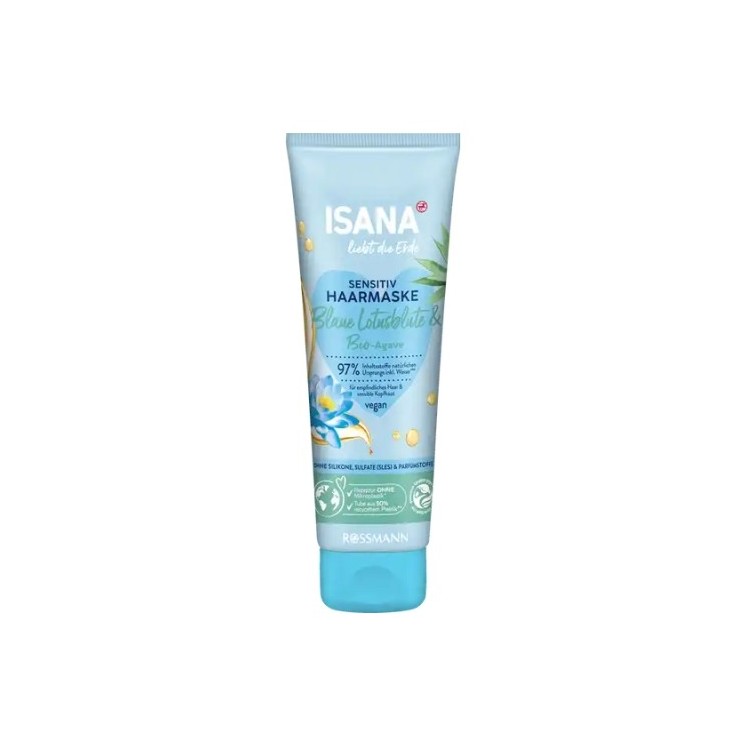Isana Love the Earth Sensitive nourishing hair mask 125 ml