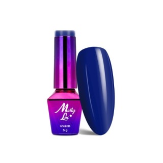 MollyLac /374/ Pin-Up Girl Hybrid Nail Polish Rockability 5 ml