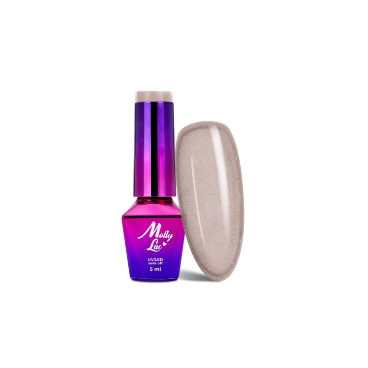 MollyLac /210/ Obsession Modest Hybrid Nail Polish 5 ml