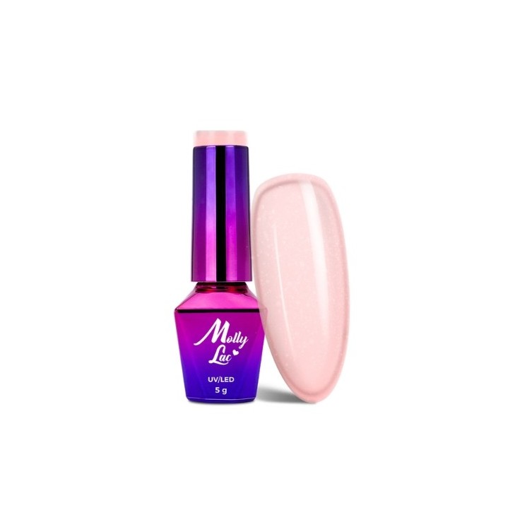 MollyLac /477/ Macarons Fairy Cake Hybrid Nail Polish 5 ml