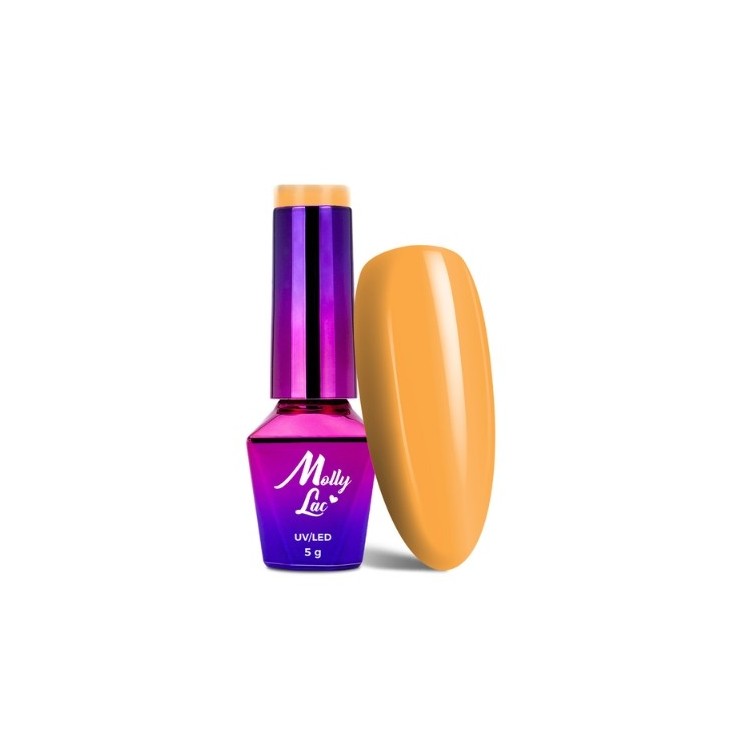 MollyLac /494/ AntiDepressant Hybrid Nail Polish South Bay 5 ml