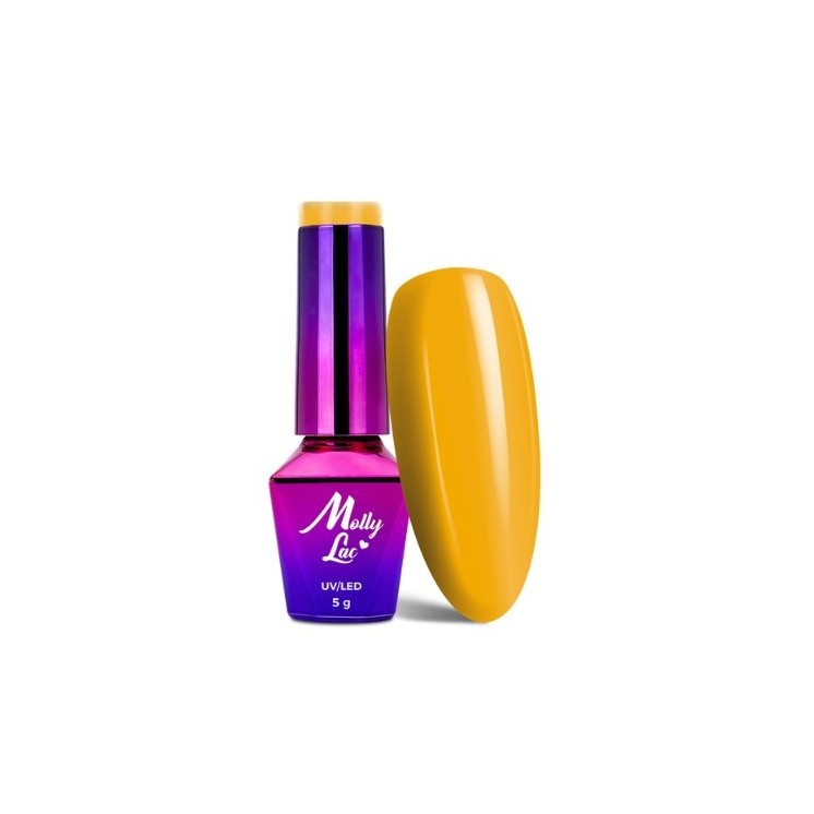 MollyLac /336/ Fancy Fashion Sunrush Hybrid Nail Polish 5 ml
