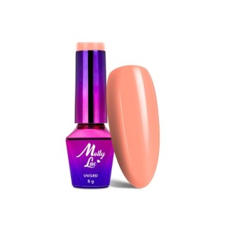 MollyLac /130/ Bubble Tea Hybrid Nail Polish Sweet Temptation 5 ml