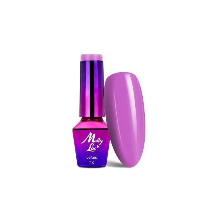 MollyLac /17/ Coctails & Drinks Hybrid Lacquer Purple Smoothie 5 ml