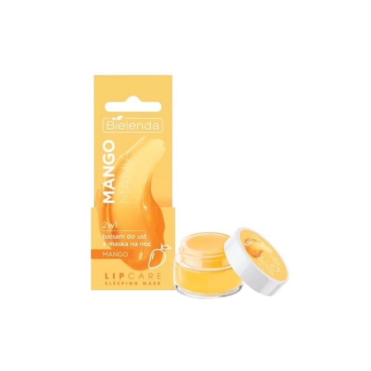 Bielenda Lip Care Sleeping Mask Mango Mania 2in1 Lip balm + night mask 10 g