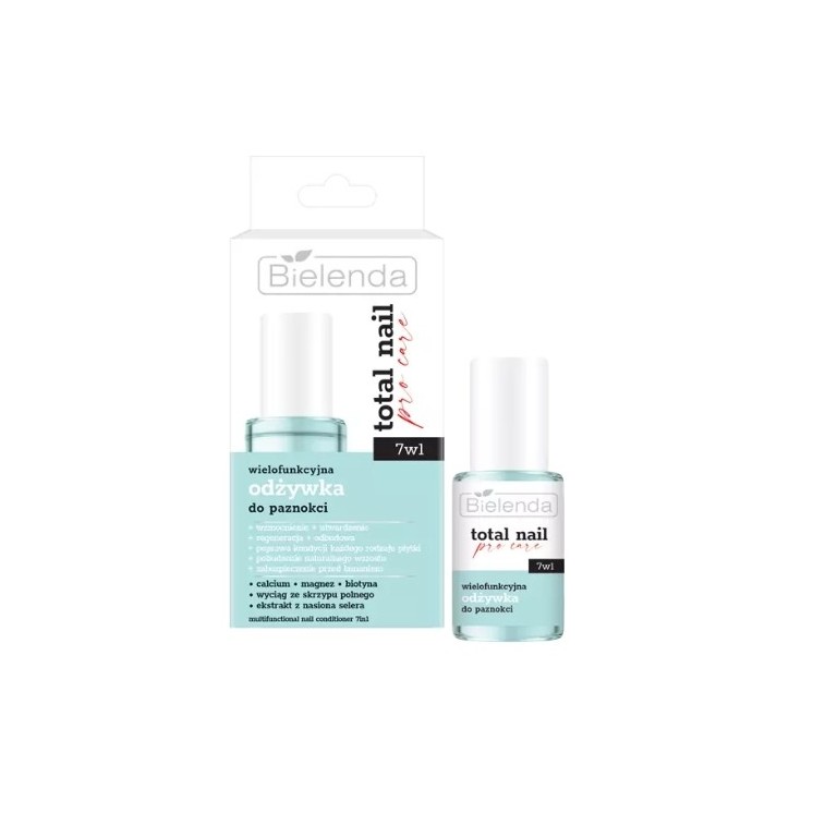 Bielenda Total Nail Pro Care multifunctionele Nagelconditioner 7in1 10 ml