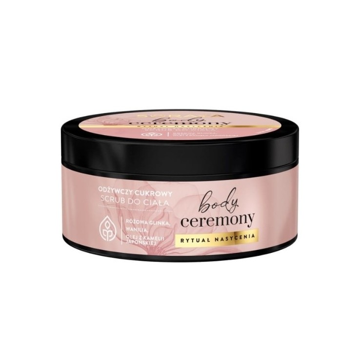 Скраб для тіла Soraya Body Ceremony Nourishing Sugar Body Scrab Pink Clay 200 г