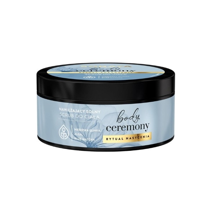 Soraya Body Ceremony Moisturizing Salt Body Scrub Blue Clay 200 g
