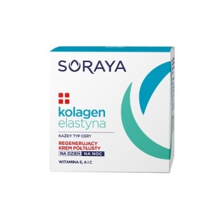 Soraya Collagen + Elastin регенеруючий Напівнасичений крем для обличчя День/ніч 50 мл