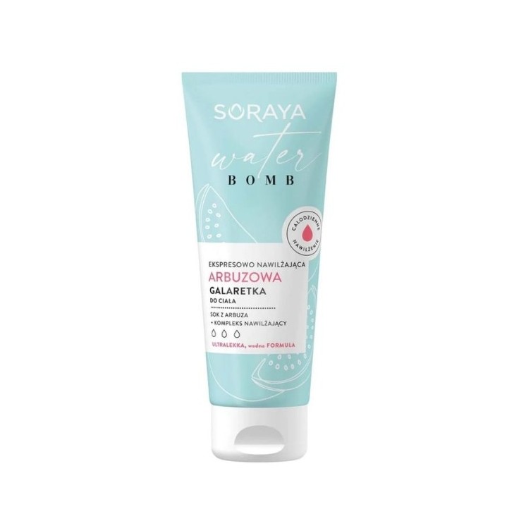 Soraya Water Bomb ausdrücklich feuchtigkeitsspendendes Wassermelonen-Körpergelee 200 ml