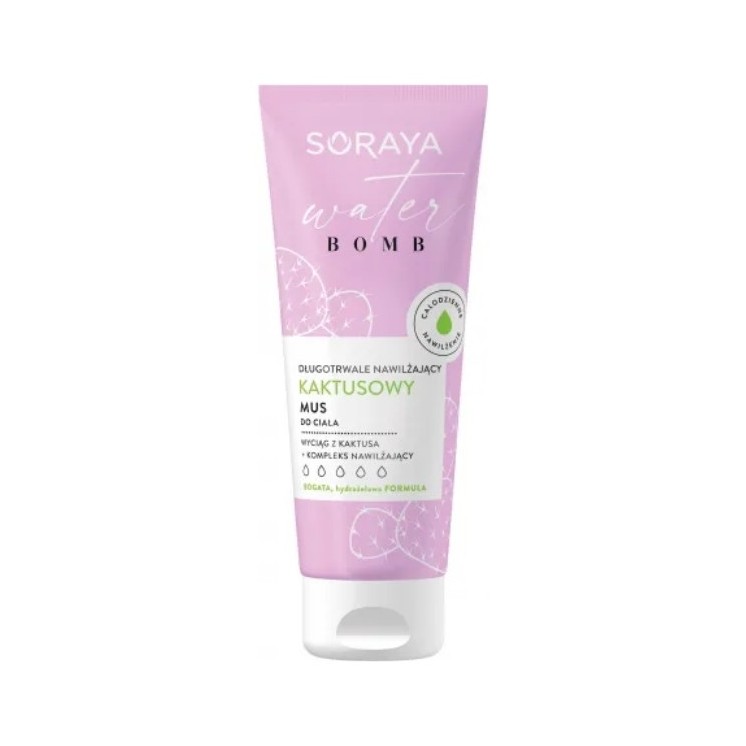 Soraya Water Bomb langanhaltende feuchtigkeitsspendende Kaktus-Körpermousse 200 ml