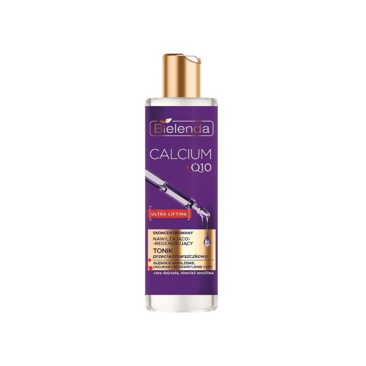 Bielenda CALCIUM + Q10 geconcentreerde hydraterende en regenererende anti-rimpel gezichtstonic 200 ml